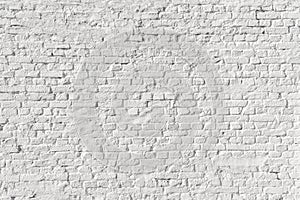 White brick wall background