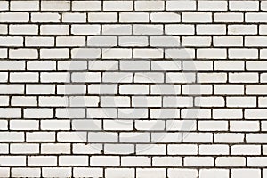 A white brick wall background
