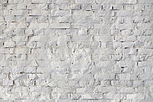 White Brick Wall Background Texture