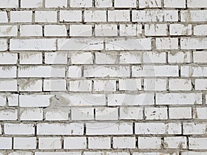 White brick wall
