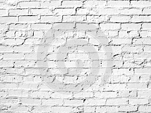 White brick wall perfect as a background