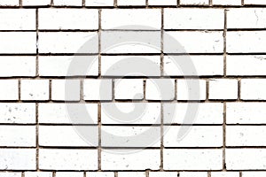 White brick wall, rustic texture, design vertical background