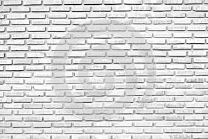 White brick wall texture background.