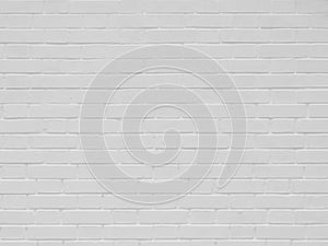 White brick wall texture background.