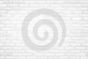 White brick wall texture background