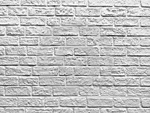 White brick wall texture background