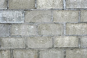 White brick wall texture background