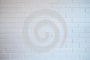 White brick wall texture background