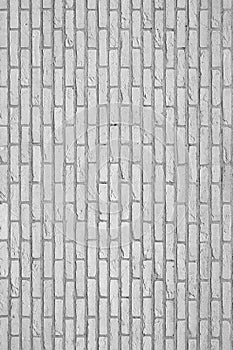 White brick wall for texture or background