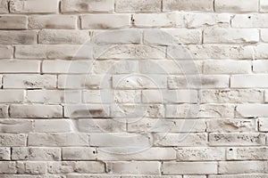 white brick wall texture background