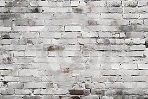 white brick wall texture background