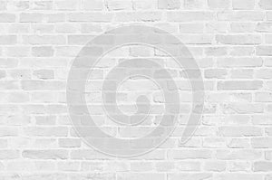 White brick wall texture background close-up