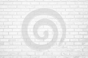 White brick wall texture background in room at subway. Brickwork stonework interior, rock old clean concrete grid uneven abstract