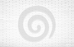 White brick wall texture background in room at subway. Brickwork stonework interior, rock old clean concrete grid uneven abstract