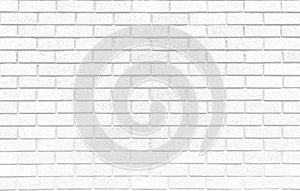 White brick wall texture for background,Use to enter text photo