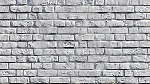 White Brick Wall Texture for Backgrounds and Design