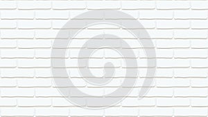 White brick wall texture. Empty background. Vintage stonewall. Room design interior. Backdrop for cafe.