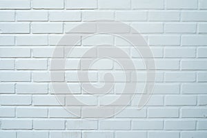 White brick wall texture, modern Loft style background