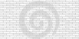 White brick wall texture photo