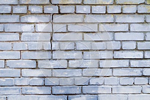White brick wall texture used to make background suitable for interior and exterior.