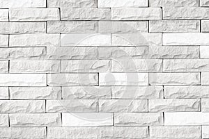 White brick wall texture/white brick wall texture of modern ideal for background and used in interior design.