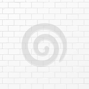 White Brick Wall Vector Background