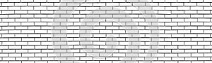 White brick wall wide texture. Whitewashed brickwork. Grunge light gray panoramic background