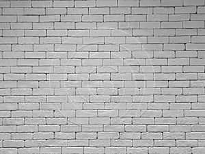 White bricks and concrete texture for pattern abstract background.