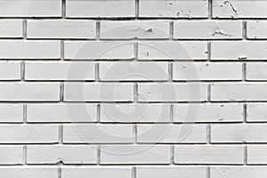 White Brickwork Wall Pattern Texture