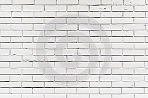 White Brickwork Wall Pattern Texture