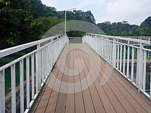 White bridge or crossing
