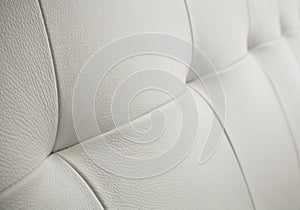 White bright leather background or texture