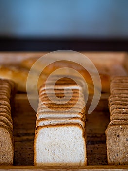 White and Brown Bread