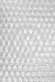 White Bubble Wrap Packing Or Air Cushion Film Abstract Backgroun