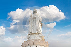 White Buddha statue in Danang