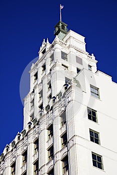 White Building against Blue Sky
