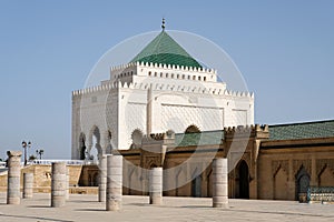 Mohamed V Mausoleum in Rabat, Morocco