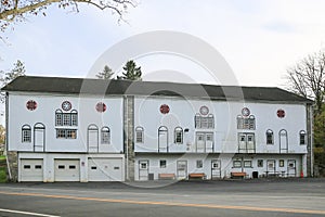 White Building in the park