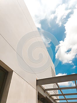 White Buildings and a Blue Sky