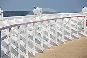 White Bulkhead on a Cruise Ship