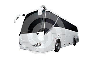 White bus