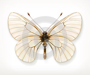 White butterfly icon