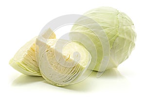 White cabbage on white