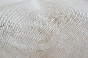 White calico fabric cloth background texture