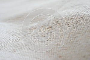 White calico fabric cloth background texture