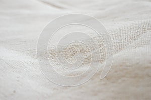 White calico fabric cloth background texture