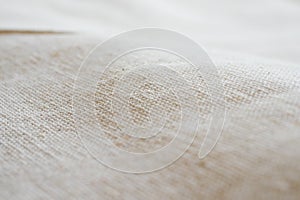 White calico fabric cloth background texture