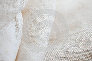 White calico fabric cloth background texture