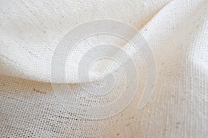 White calico fabric cloth background texture