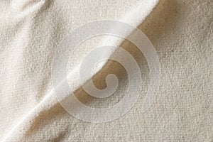 White calico fabric cloth background texture